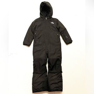 The North Face Freedom Snowsuit Black DryVent Grow With Me Kids Size 6